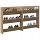 vidaXL Παπουτσοθήκη με ράφι 2 τεμ. δρυς craft oak 85 x 18 x 90 cm