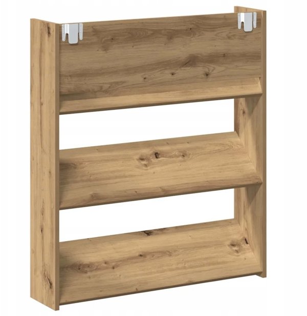 vidaXL Παπουτσοθήκη με ράφι 2 τεμ. δρυς craft oak 85 x 18 x 90 cm