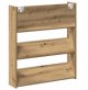 vidaXL Παπουτσοθήκη με ράφι 2 τεμ. δρυς craft oak 85 x 18 x 90 cm