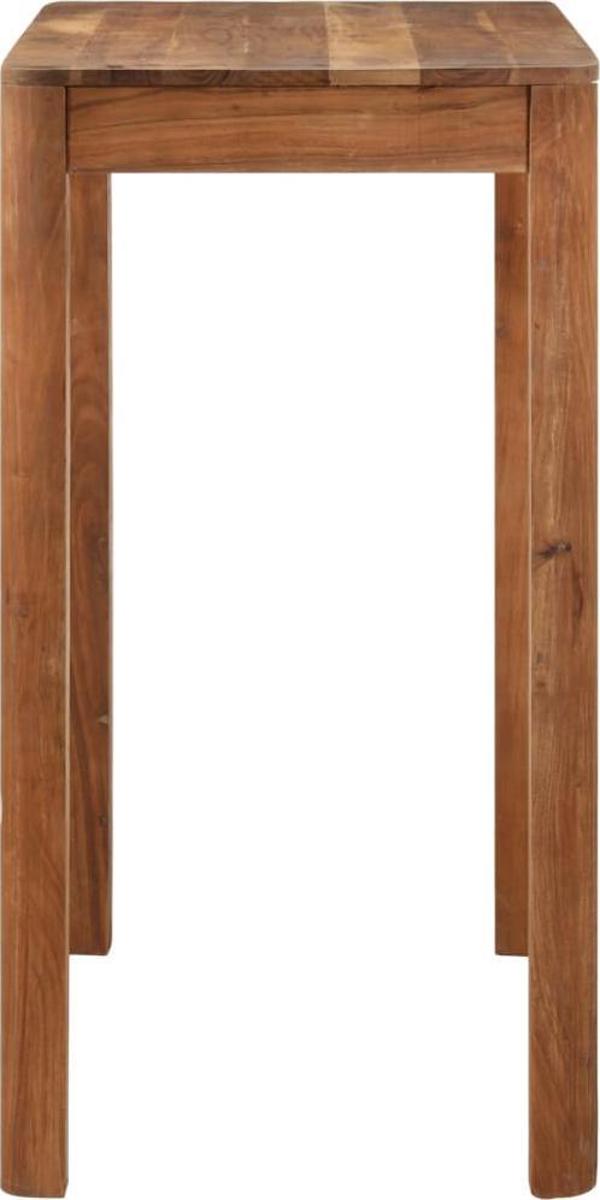 vidaXL Stolik barowy, akacja stylizowana na sheesham, 110x55x106 cm