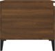 Stolik kawowy vidaXL, brazowy dab 100x50x45 cm, material drewnopochodny
