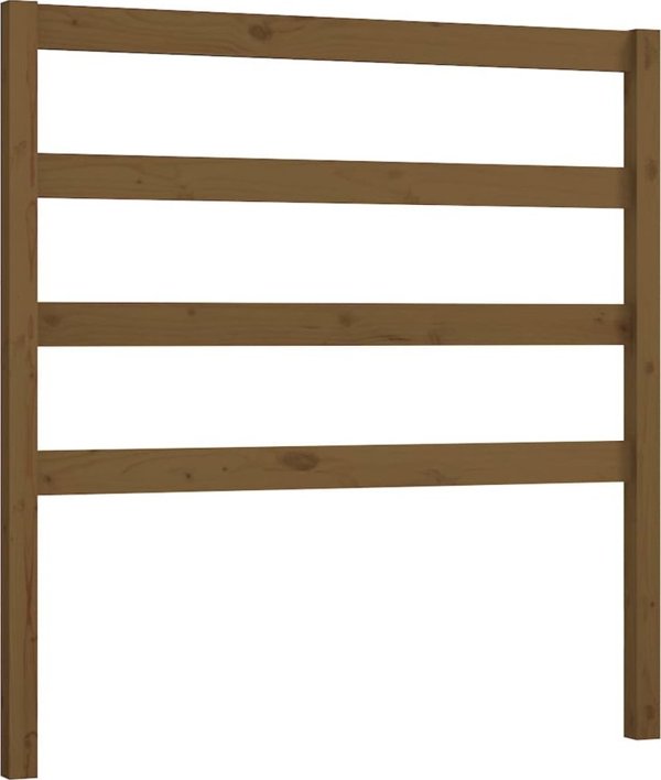 vidaXL Κεφαλάρι κρεβατιού, μπεζ καφέ, 95x4x100 cm, ξύλο πεύκου