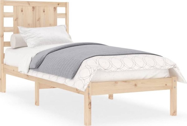 Πλαίσιο κρεβατιού vidaXL από lite drewno 90x190 cm, μονό