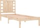 Πλαίσιο κρεβατιού vidaXL από lite drewno 90x190 cm, μονό