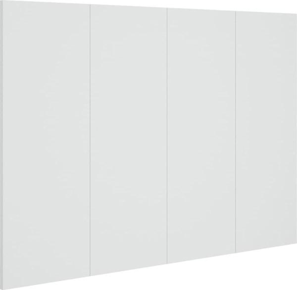 vidaXL Κεφαλάρι κρεβατιού, λευκό, 120x1,5x80 cm, από σύνθετο ξύλο