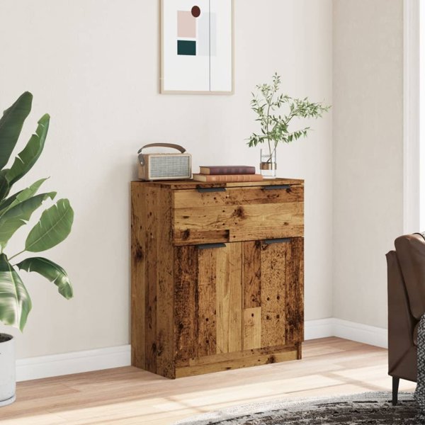 vidaXL Κομότα σε παλιό ξύλο, 60x30x70 εκ., υλικό μοριοσανίδας