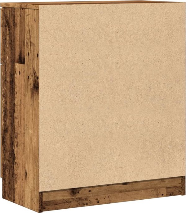 vidaXL Κομότα σε παλιό ξύλο, 60x30x70 εκ., υλικό μοριοσανίδας