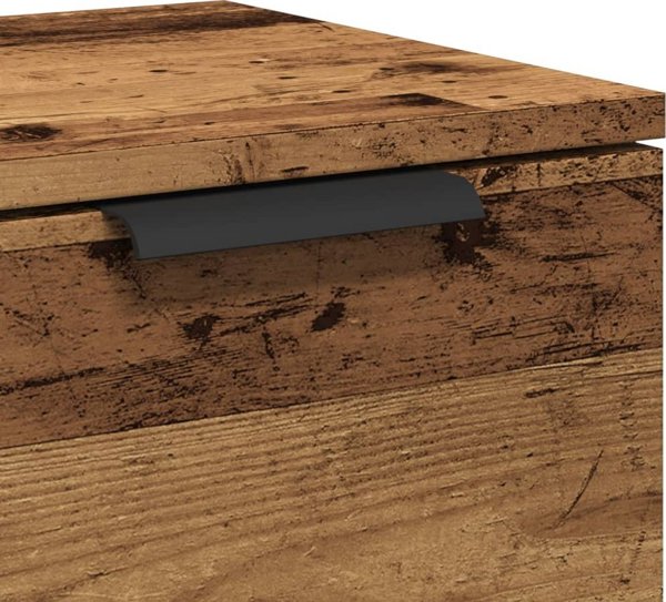 vidaXL Κομότα σε παλιό ξύλο, 60x30x70 εκ., υλικό μοριοσανίδας