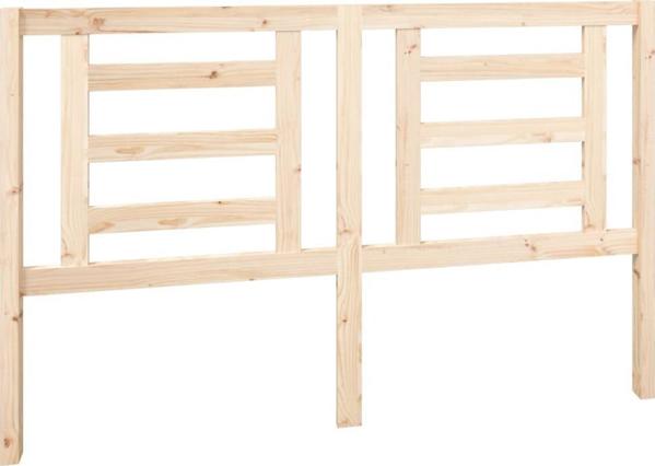 vidaXL Κεφαλάρι κρεβατιού 156x4x100 cm, μασίφ ξύλο πεύκου