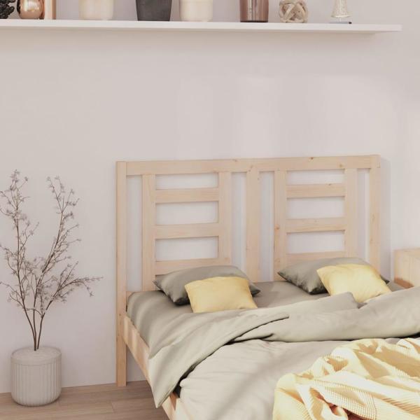 vidaXL Κεφαλάρι κρεβατιού 156x4x100 cm, μασίφ ξύλο πεύκου