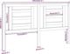 vidaXL Κεφαλάρι κρεβατιού 156x4x100 cm, μασίφ ξύλο πεύκου