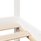 vidaXL Rama κρεβατιού χωρίς στρώμα, λευκή, 90x200 εκ., μασιφ πεύκο