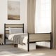 vidaXL Κρεβάτι χωρίς στρώμα δρυς σονόμα 75x190 cm