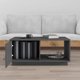vidaXL vidaXL Stolik kawowy, szary, 80x50x35,5 cm, lite drewno sosnowe
