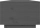 vidaXL vidaXL Stolik kawowy, szary, 80x50x35,5 cm, lite drewno sosnowe