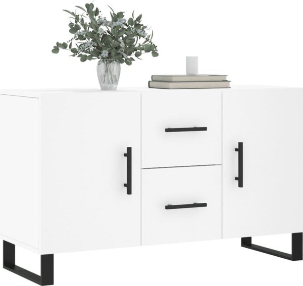 vidaXL Συρταριέρα, λευκή, 100x36x60 εκ., ξύλινο υλικό