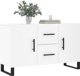 vidaXL Συρταριέρα, λευκή, 100x36x60 εκ., ξύλινο υλικό