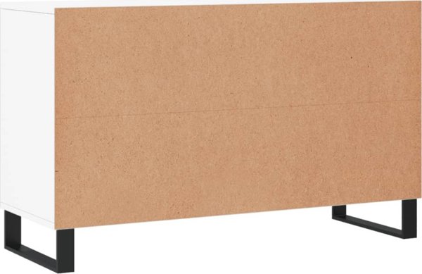 vidaXL Συρταριέρα, λευκή, 100x36x60 εκ., ξύλινο υλικό