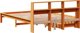 vidaXL Κρεβάτι με ράφια 120x200 cm