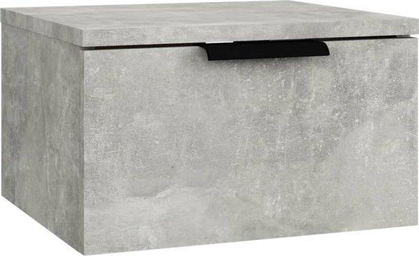 vidaXL Wiszace szafki nocne 2 szt betonowa szarosc 34x30x20 cm
