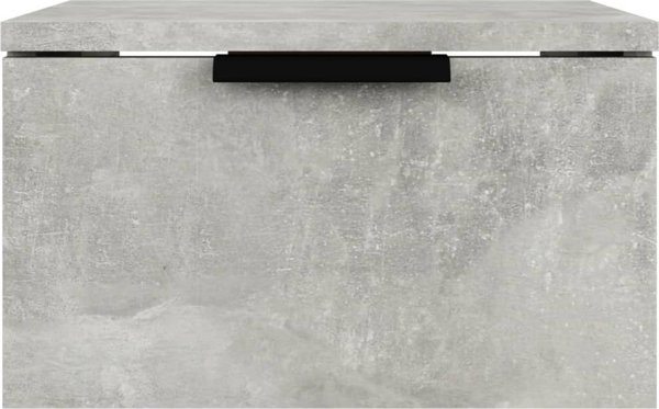 vidaXL Wiszace szafki nocne 2 szt betonowa szarosc 34x30x20 cm