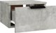 vidaXL Wiszace szafki nocne 2 szt betonowa szarosc 34x30x20 cm