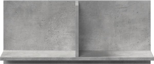 vidaXL Polka scienna, 70x16,5x30 cm, szarosc betonu