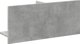 vidaXL Polka scienna, 70x16,5x30 cm, szarosc betonu