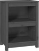 vidaXL Ράφι βιβλίων γκρι από μασίφ πεύκο 50x35x68 εκ.