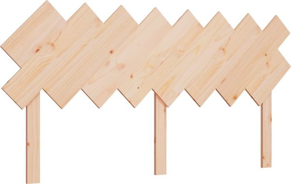 vidaXL Κεφαλάρι Κρεβατιού, 159,5x3x80,5 εκ, μασίφ ξύλο πεύκου