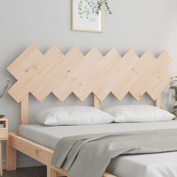 vidaXL Κεφαλάρι Κρεβατιού, 159,5x3x80,5 εκ, μασίφ ξύλο πεύκου