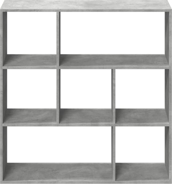 vidaXL Ράφι χωρίσμα, σκουρο γκρι μπετόν, 102x29x103,5 εκ