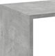 vidaXL Ράφι χωρίσμα, σκουρο γκρι μπετόν, 102x29x103,5 εκ