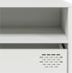 vidaXL Szafka RTV, biala, 202x39x43,5 cm, stal walcowana na zimno