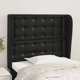 vidaXL Κεφαλάρι uszak, μαύρο, 103x23x118/128 εκ., τεχνητό δέρμα