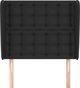 vidaXL Κεφαλάρι uszak, μαύρο, 103x23x118/128 εκ., τεχνητό δέρμα