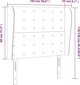 vidaXL Κεφαλάρι uszak, μαύρο, 103x23x118/128 εκ., τεχνητό δέρμα