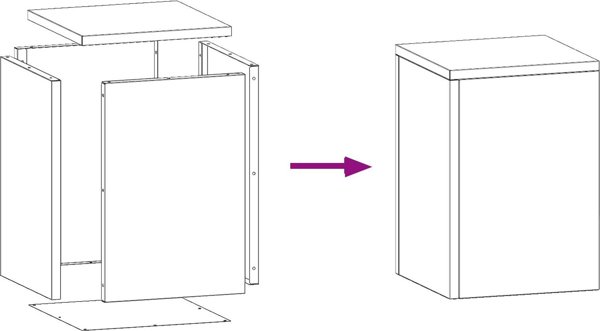 vidaXL Σετ 2 Στήριγματα Φυτών Ανθρακί Στιλβωμένου Χάλυβα