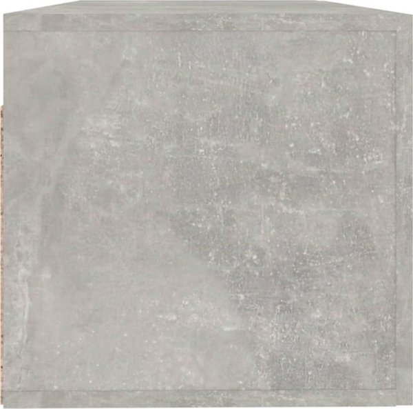 vidaXL Κρεμαστό ντουλάπι, Πέτρινο Γκρι, 100x36,5x35 cm