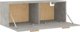 vidaXL Κρεμαστό ντουλάπι, Πέτρινο Γκρι, 100x36,5x35 cm