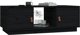 vidaXL vidaXL Stolik kawowy, czarny, 100x50x35 cm, lite drewno sosnowe