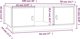 vidaXL vidaXL Stolik kawowy, czarny, 100x50x35 cm, lite drewno sosnowe