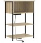 vidaXL Κομοδίνο, Δρυς Sonoma, Διαστάσεις 55x31x76 εκ., από Ξύλο