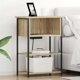 vidaXL Κομοδίνο, Δρυς Sonoma, Διαστάσεις 55x31x76 εκ., από Ξύλο