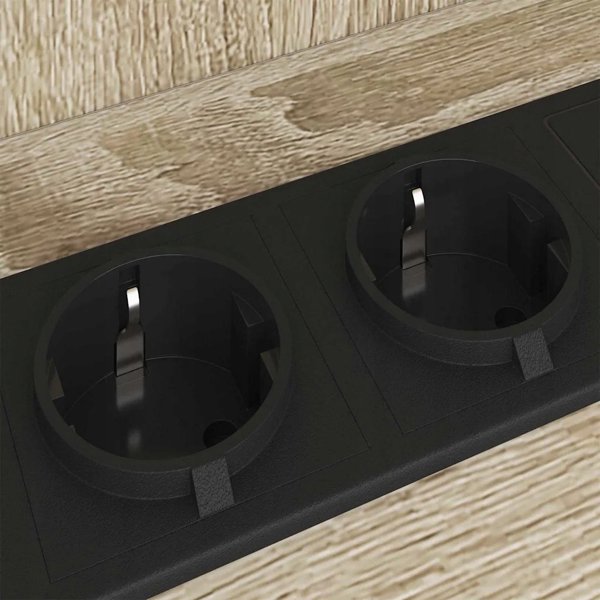 vidaXL Κομοδίνο, Δρυς Sonoma, Διαστάσεις 55x31x76 εκ., από Ξύλο