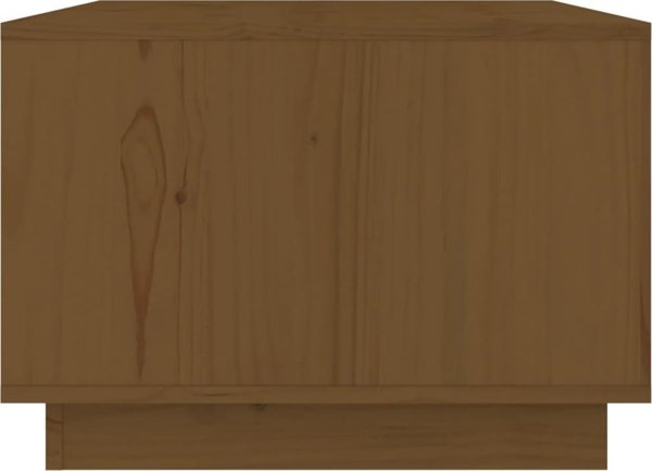 vidaXL Τραπεζάκι σαλονιού, χρώμα μέλι καφέ, 80x50x35 εκ, από μασίφ πεύκο