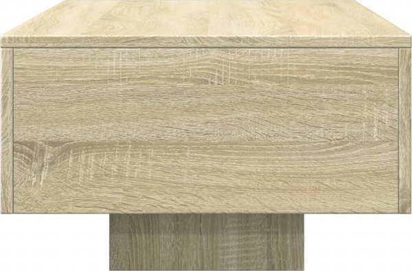 vidaXL τραπεζάκι καφέ, Sonoma δρυς, 100x49,5x31 εκ.