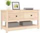vidaXL Stolik kawowy, 102x49x55 cm, lite drewno sosnowe
