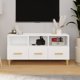 vidaXL Συρταριέρα TV, λευκή, 102x36x50 cm