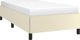 vidaXL Rama lozkou krem me texniki dermatinh 90x190 cm